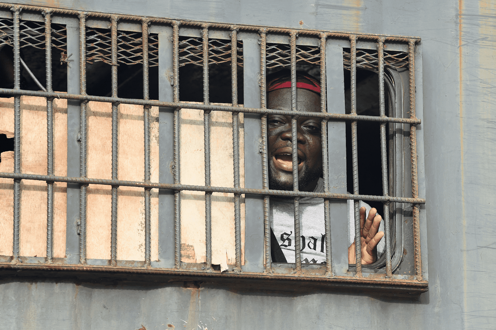 Journalist Abisola Alawode was arrested during a protest to commemorate one-year anniversary of the End SARS demonstrations on Oct. 20, 2021. Photo: AFP/Pius Utomi Ekpei