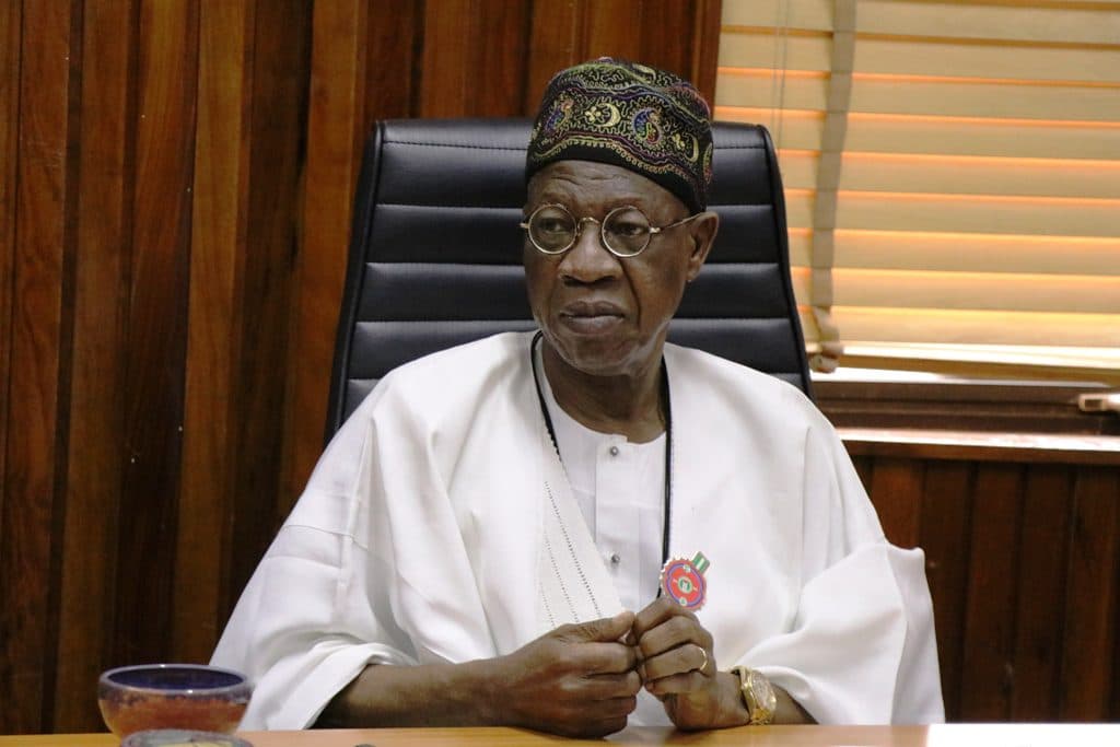 Minister of Information and Culture, Alhaji Lai Mohammed