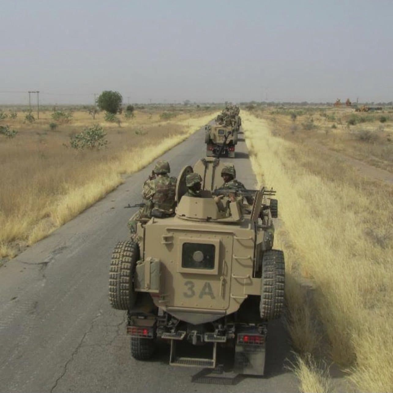 File. Nigerian troops in Northeast.