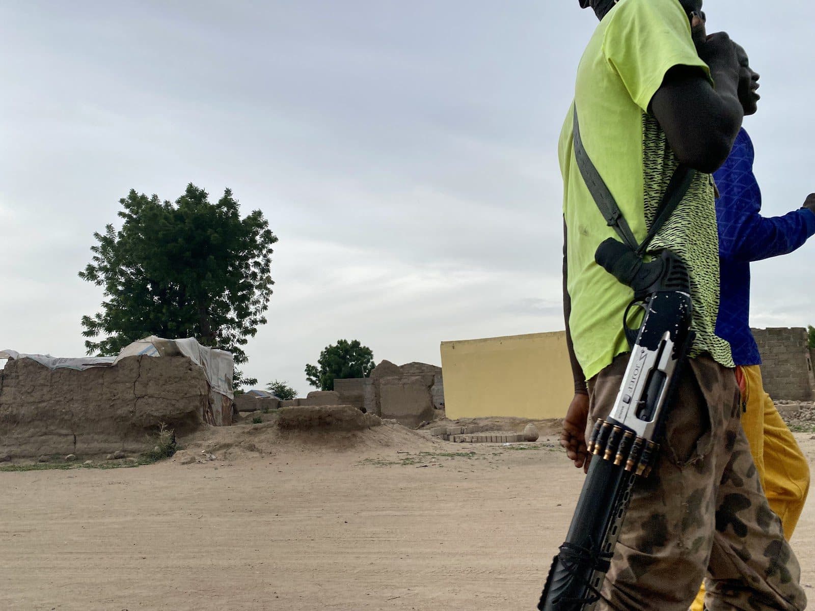 Civilian joint task force members in Gwoza.