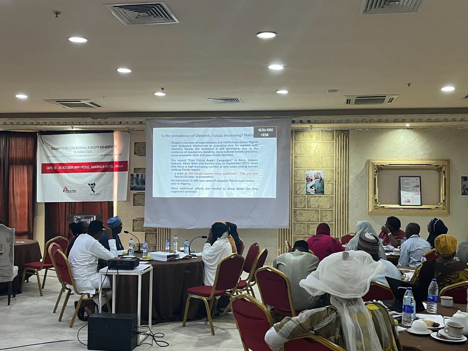 During day 2 of MSF's roundtable workshop in Abuja.
