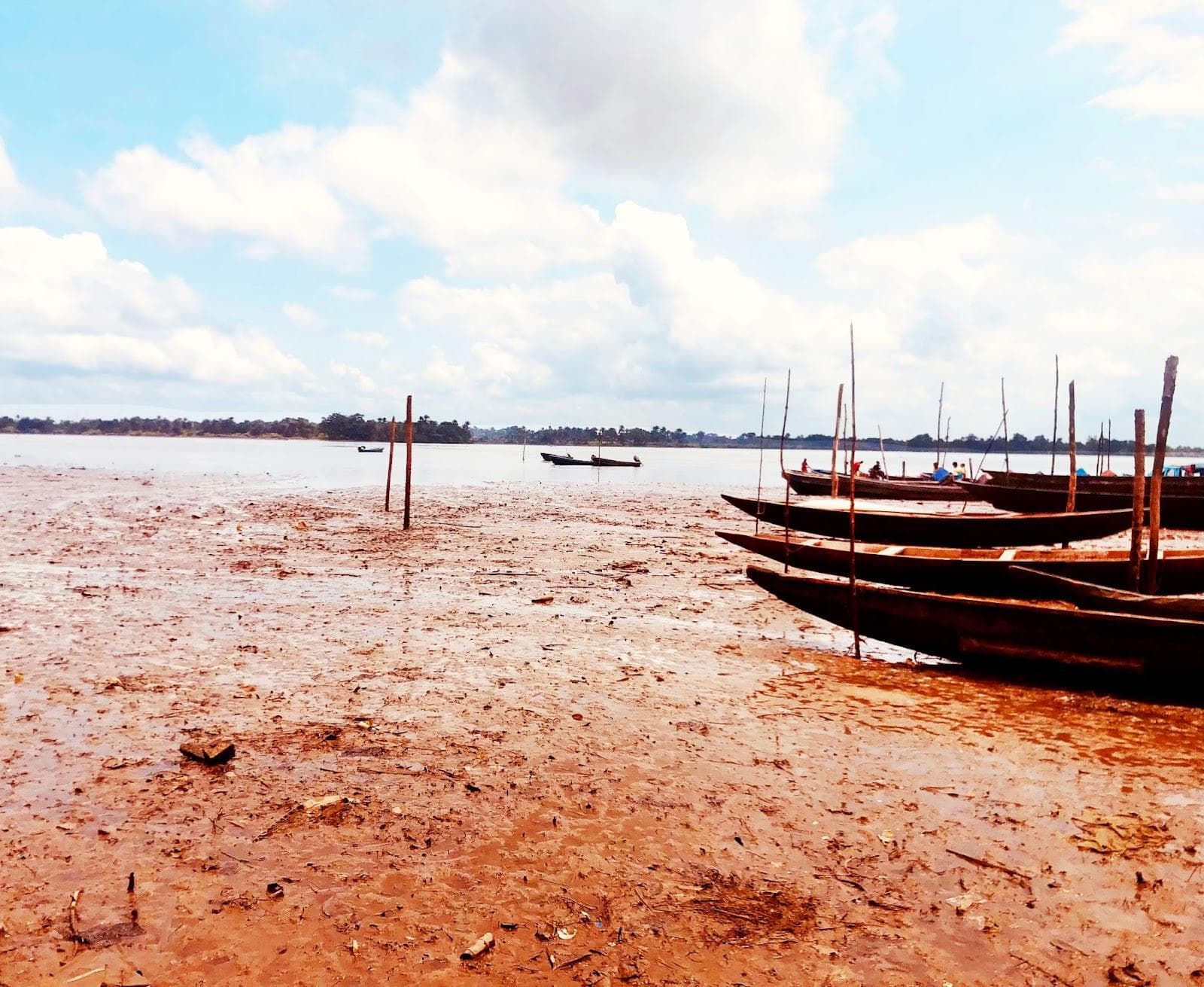 A seashore in the Bodo community of Niger Delta where residents claimed their environment was degraded by Shell.