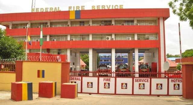 The Federal Fire Service (FFS) headquarters, Abuja. Photo: The Guardian.