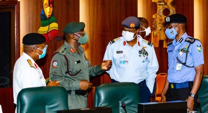 ‘They’re Due For Sack’: Nigerians Query Why Buhari Retains Service Chiefs Despite Displeasure