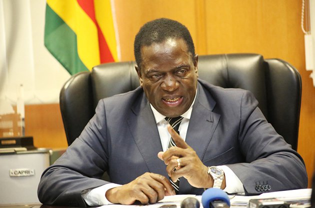 Zimbabwean President, Emmerson Mnangagwa