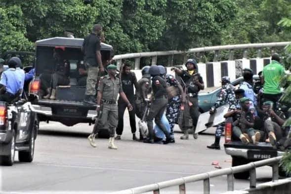 Factcheck: These Are Not Recent Photos, Videos Of Protesters Shot By Policemen in Abuja