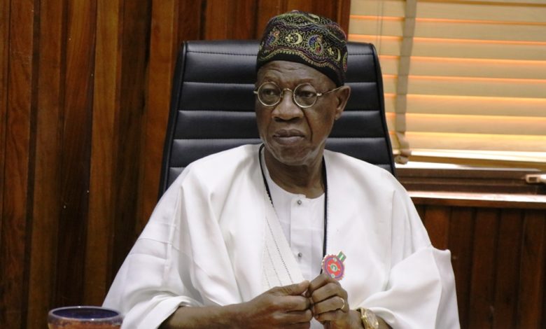 Minister of Information and Culture, Alhaji Lai Mohammed