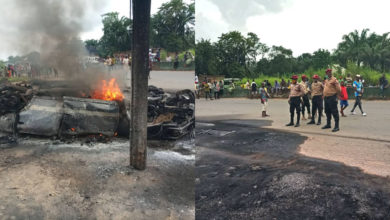 Many, bus charred in Anambra lone crash