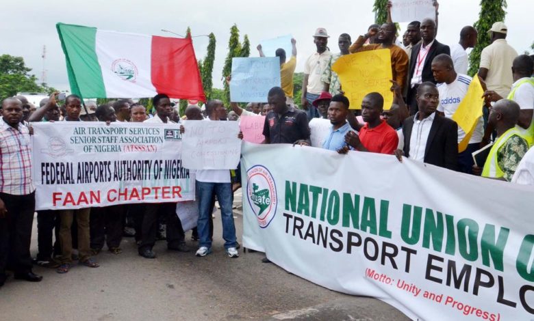 NLC Threatens To Shut Down Over Plan To Concession Airports