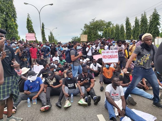 Day 3: Abuja #EndSARs Protesters Dispersed With Force Again