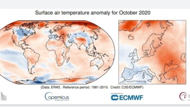 Europe Records Warmest October, Third Warmest In History