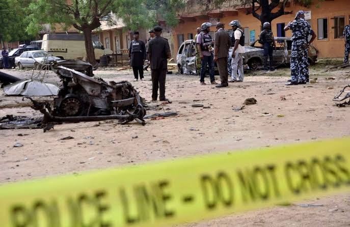 File, bombing site in Maiduguri