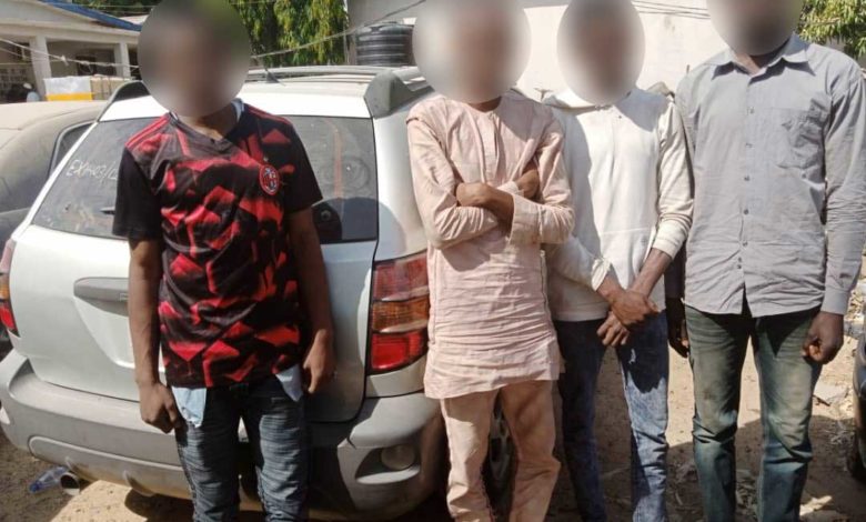 Kano Police Arrest 4 Suspected Car Thieves