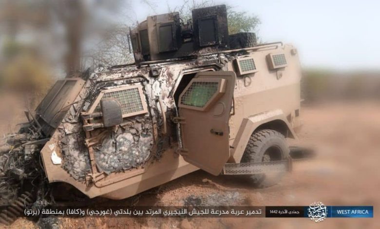 Partially destroyed Phantom APC