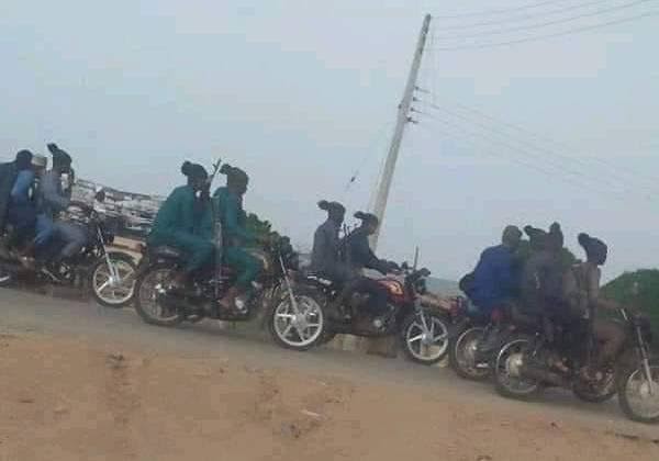 File: Terrorists riding motorcycles