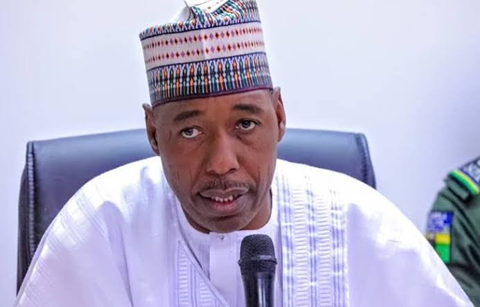 Babagana Zulum, the governor of Borno State, Northeast Nigeria.