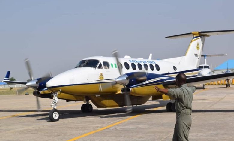 Nigerian Air Force Beechcraft surveillance aircraft