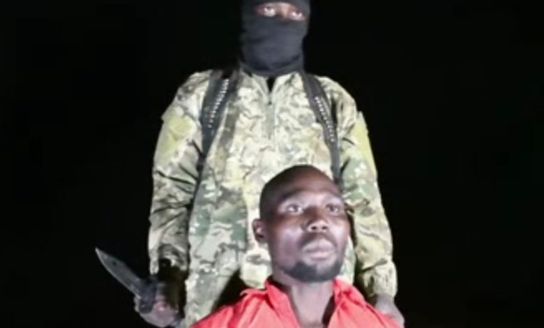 Boko Haram captive, Pastor Bulus Yakuru. Photo from a screenshot of the video HumAngle obtained Thursday, 25/02/2021.