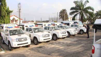 Security vehicles of Abia State Government