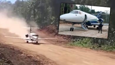 The jet shown in the viral video. Source: The Drive
