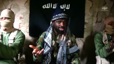 Screengrab from a video released by Boko Haram.