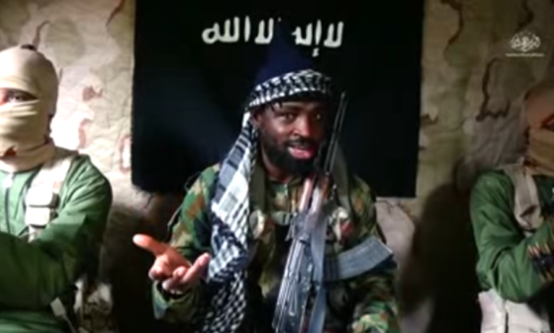 Screengrab from a video released by Boko Haram.