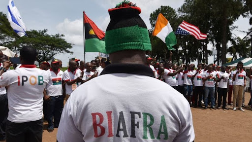 IPOB supporters. Photo credit AFP