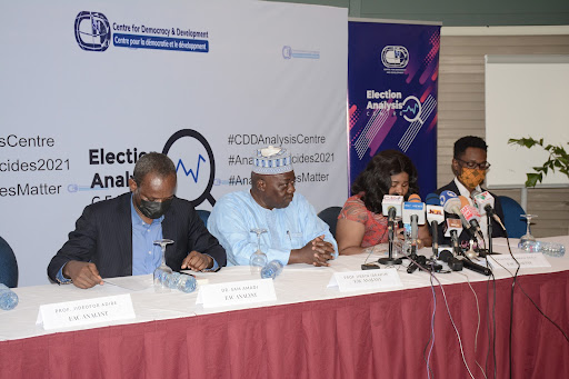 #CDDAnalysisCentre Pre-Anambra election press briefing at Abuja, FCT. Photo Credit: Bernard Daniel/HumAngle.