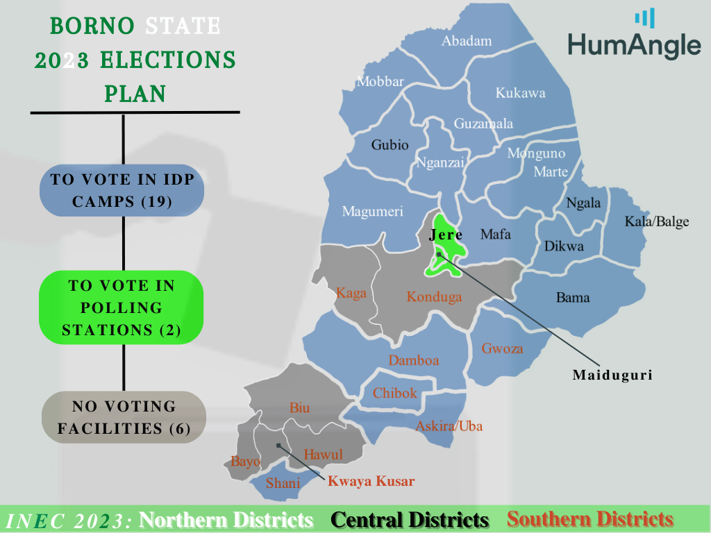 INEC-Borno 2023 Elections Voting plan