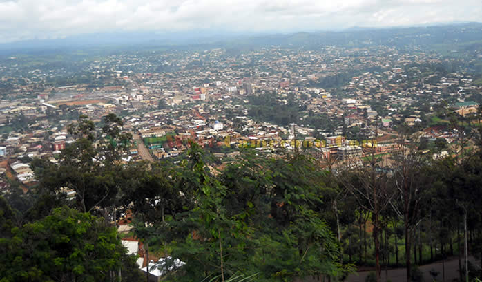 Aerial view of Bamenda