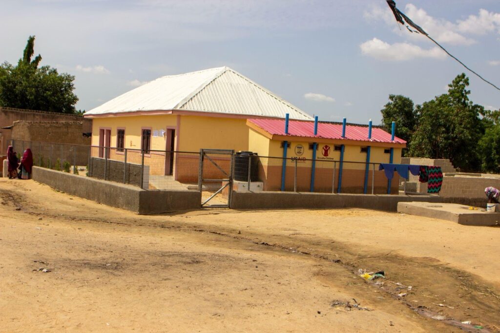 Save the Children's safe space in Borno.