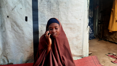 Ya Bawaye Waziri, 25, heard her husband’s voice for the first time in eight years in August 2023.