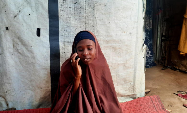 Ya Bawaye Waziri, 25, heard her husband’s voice for the first time in eight years in August 2023.