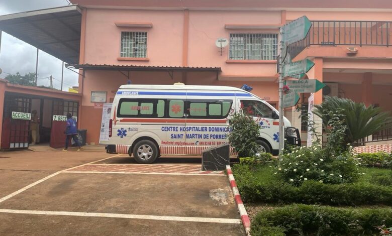 A private hospital in Cameroon.