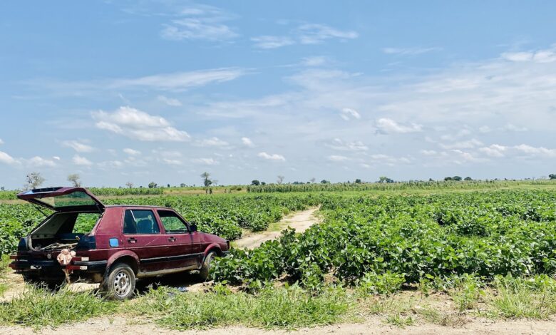 A car believed to belong to an arrested  Boko Haram logistics supplier was found near by a roadside farm in Gwoza local government. 