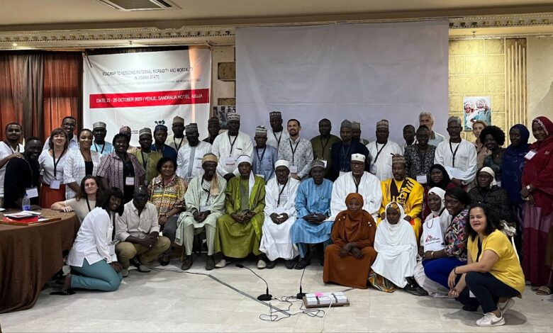 Group photo taken upon the completion of MSF's roundtable workshop in Abuja.