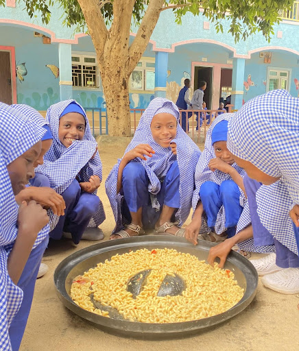 Brunch time at Aisha Buhari Integrated School