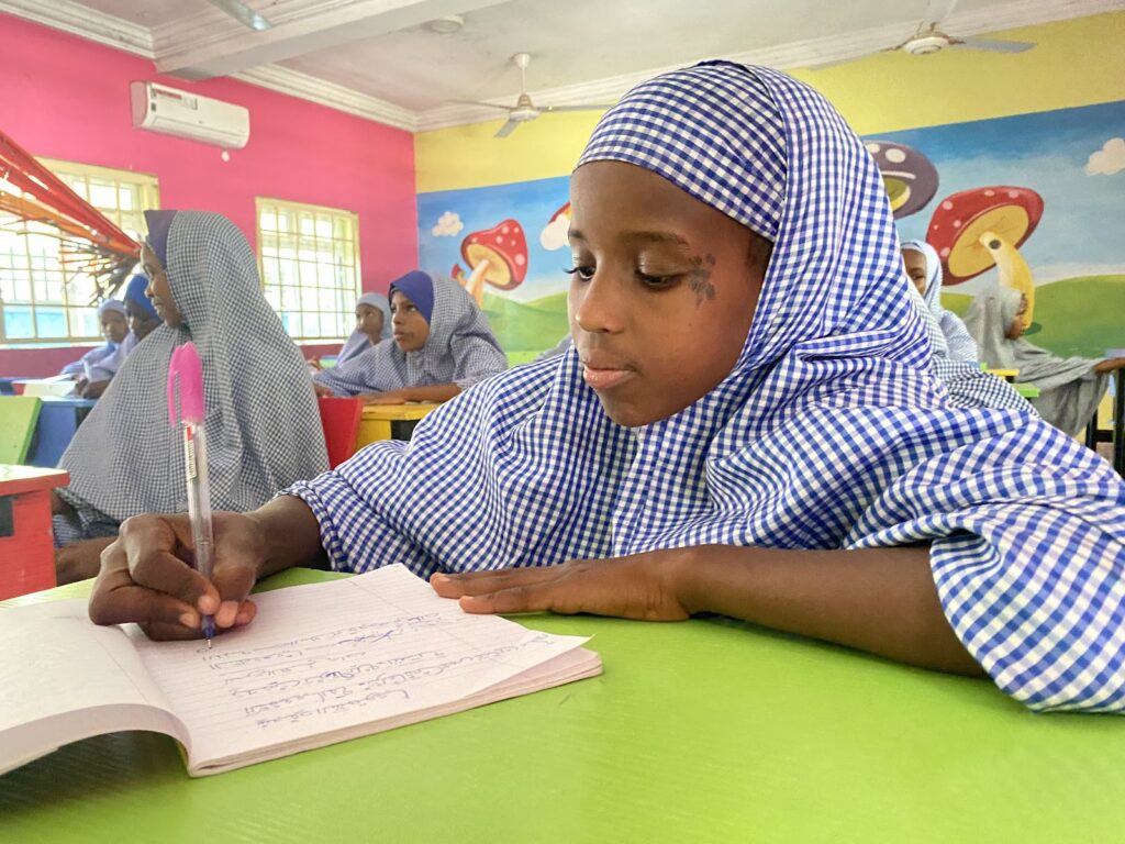 A Primary 4 during an Arabic lesson. 