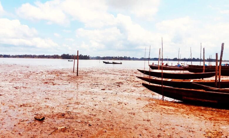 A seashore in the Bodo community of Niger Delta where residents claimed their environment was degraded by Shell.