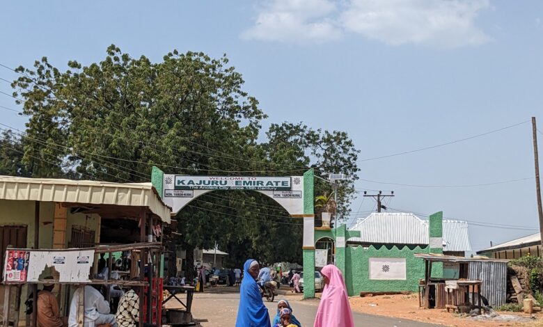Kajuru town in Southern Kaduna, North West Nigeria. Photo: Hauwa Saleh Abubakar/ HumAngle.