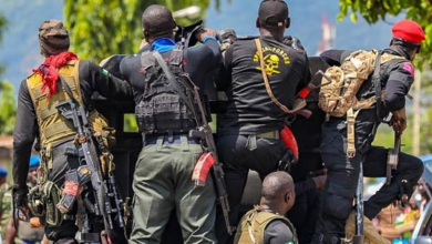 Nigeria’s security forces patrolling during the Nov. 11 off-cycle poll in Kogi.