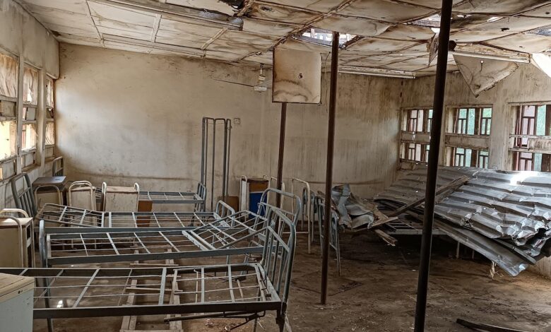 Dilapidated patient room in the Burji Primary Healthcare Centre in Madobi LGA. Credit: Aliyu.