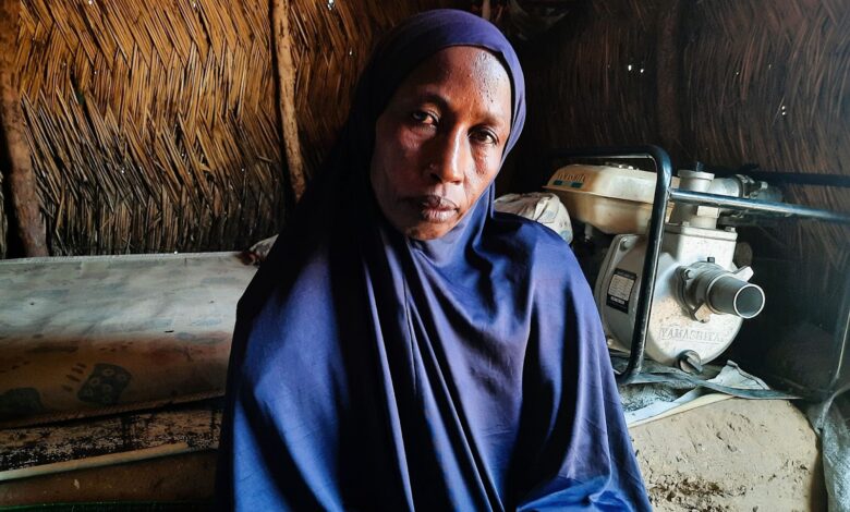 Yagana Kassim, one of 48 women abducted by Boko Haram in Borno on Wednesday, Aug. 23, 2023. Photo: ‘Kunle Adebajo/HumAngle.