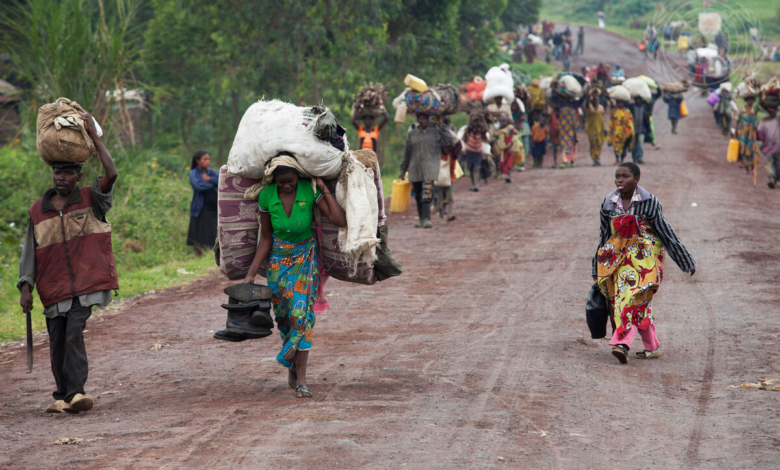 Locals flee as fighting intensifies in DR Congo.