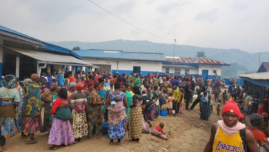 Refugees in the Masisi Hospital in DR Congo.