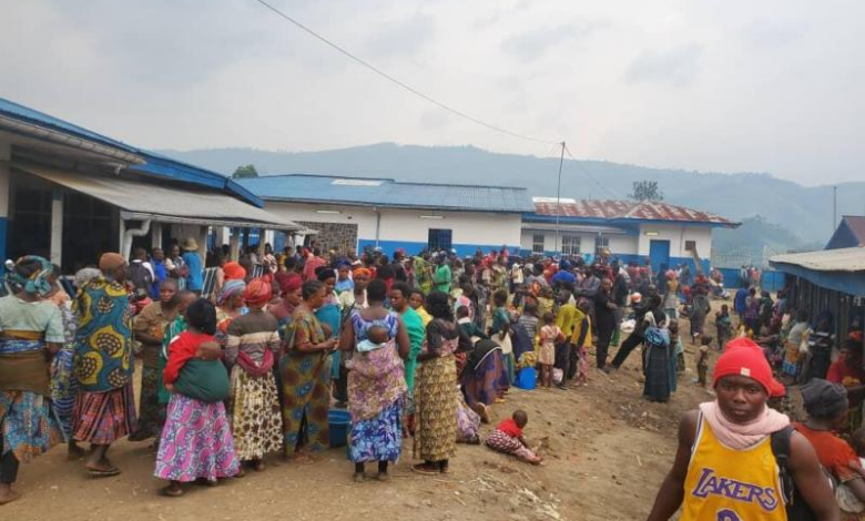 Refugees in the Masisi Hospital in DR Congo.