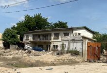 An old and dilapidated house